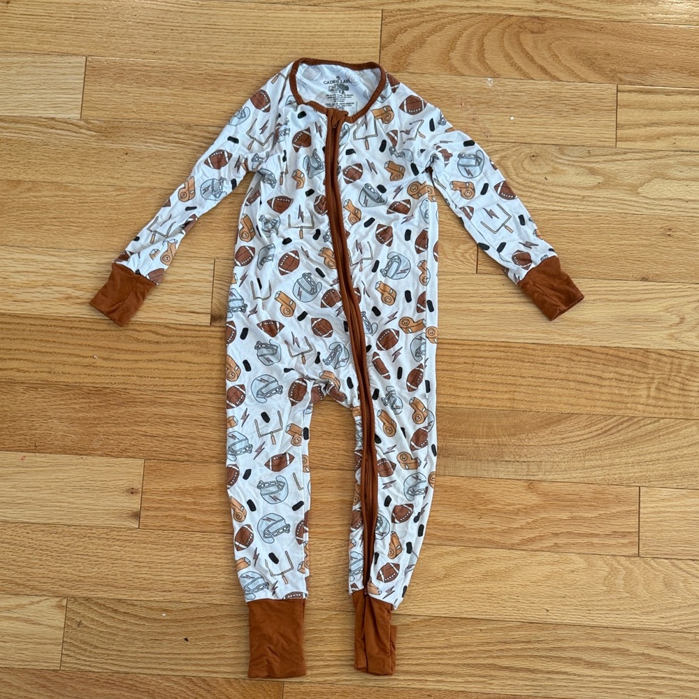 Caden Lane football Pajama